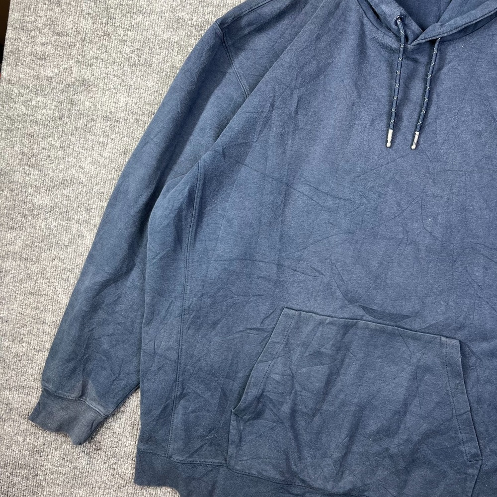 CSG Commuter Hoodie Mens 3XL Cotton Blue Kangaroo Pocket Training Athleisure - Picture 7 of 14